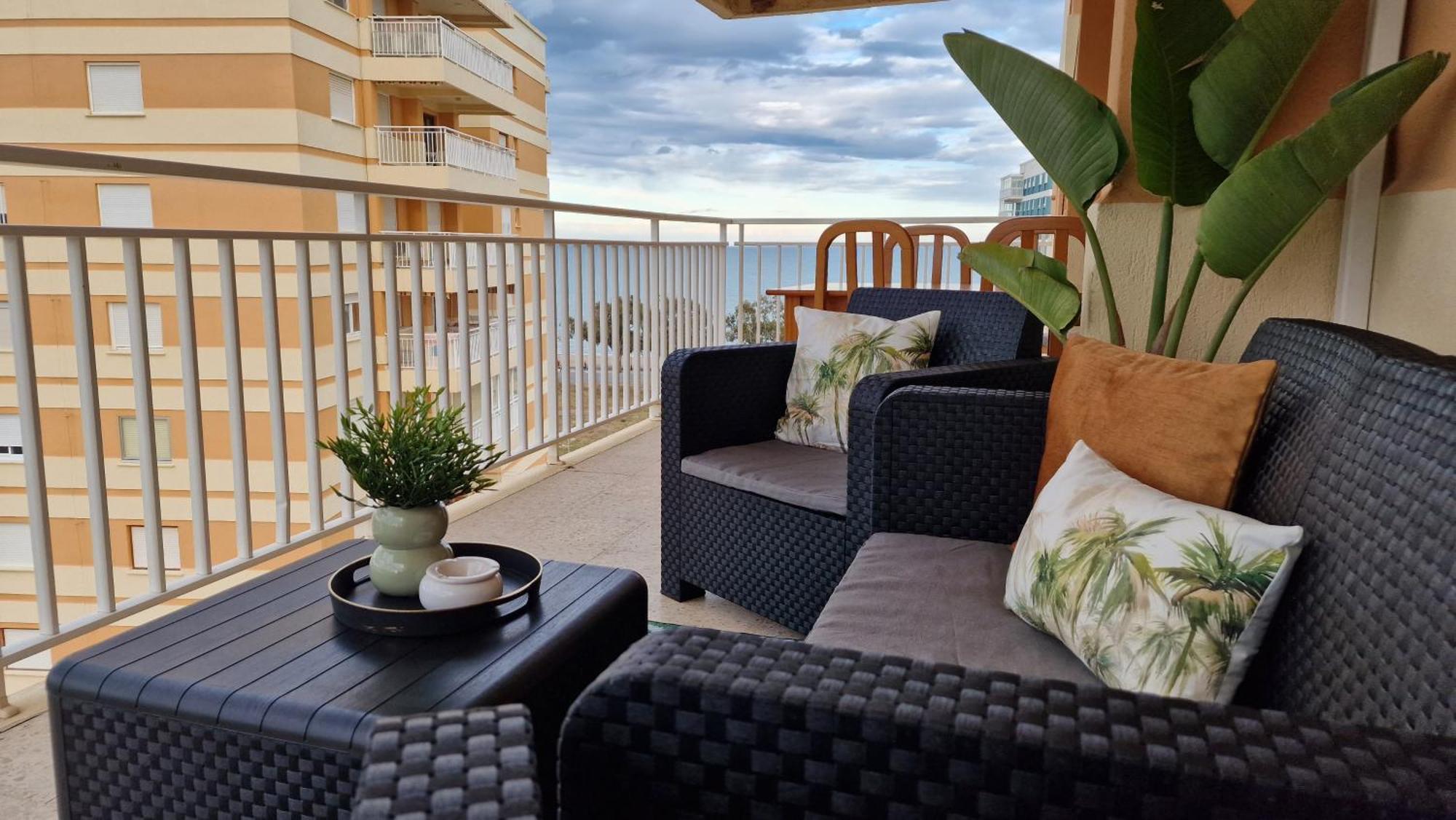Apartamento 3 Habitaciones Con Piscina Y Vistas Al Mar Benicàssim Екстериор снимка
